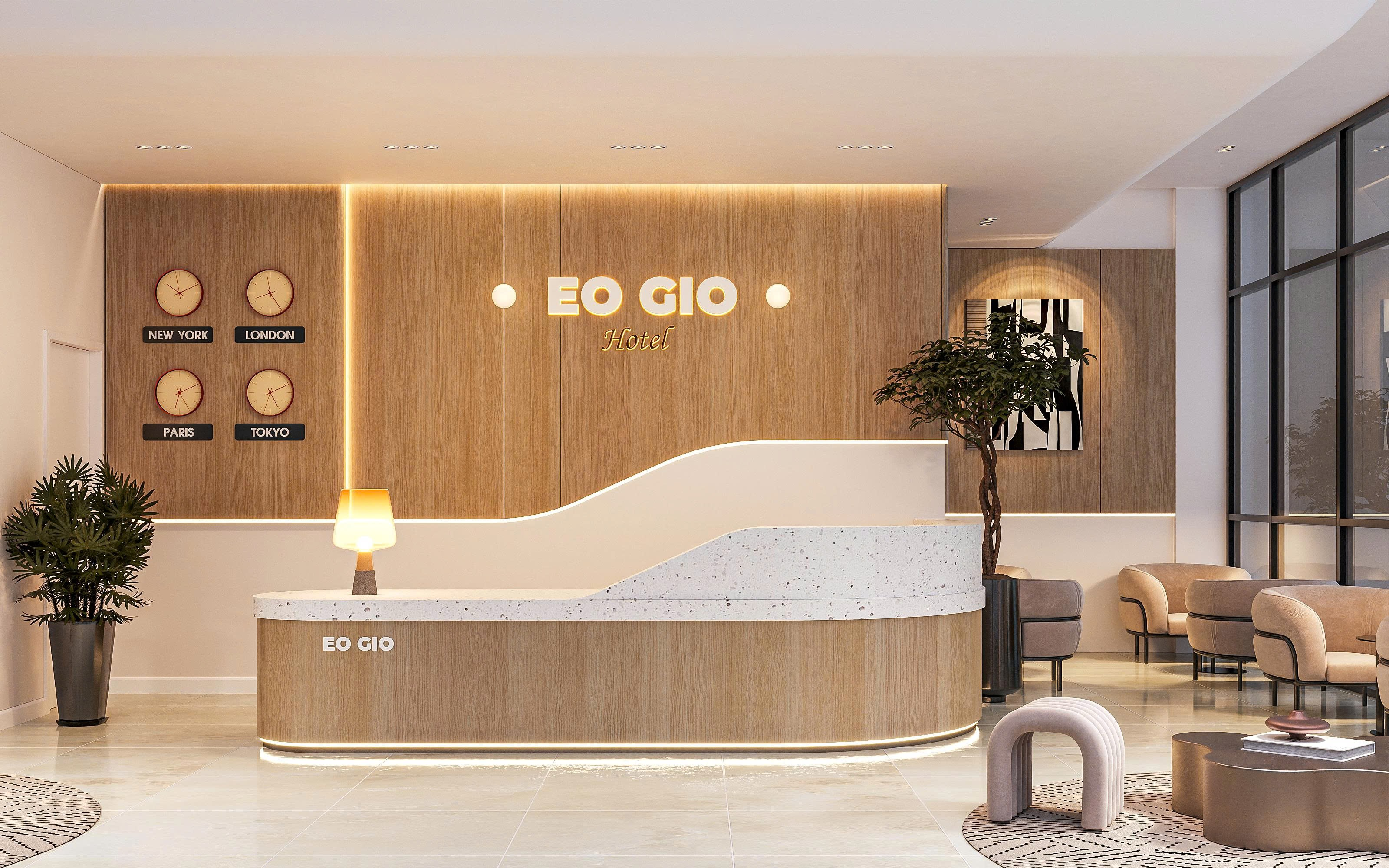 Thi công nội thất khách sạn Lai Huy Interior